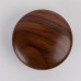 Knob style A 60mm walnut lacquered wooden knob